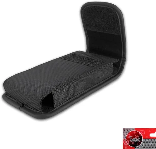 Vista 8 de Funda para Samsung Galaxy S10/S10 Plus; TMAN® - Funda de nailon resistente de lona resistente con clip de cinturón de metal para Samsung Galaxy