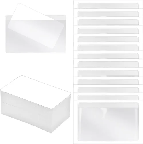 Vista 3 de 200 piezas autoadhesivas para tarjetas de índice con bolsillos