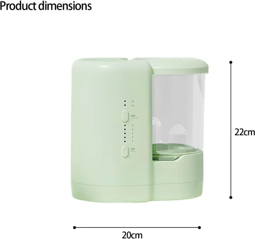 Vista 4 de Arandela eléctrica portátil USB para delicadas herramientas de cosméticos con temporizador inteligente rueda de fluctuación ABS PC