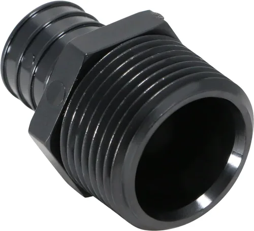Vista 3 de 5 piezas XFITTING 1 en Pex B x 1 en adaptador NPT macho, aleación de polietileno