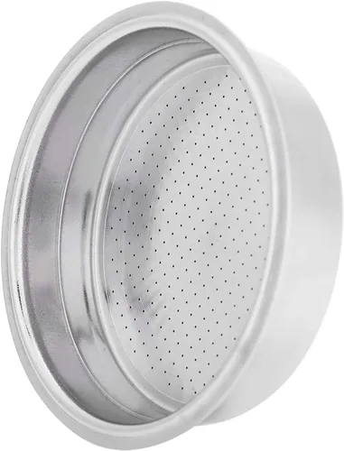 Vista 8 de Cesta de filtro de café ultrafina de acero inoxidable de doble capa, filtro poroso presurizado de 2.008 in, accesorios de repuesto para cafetera