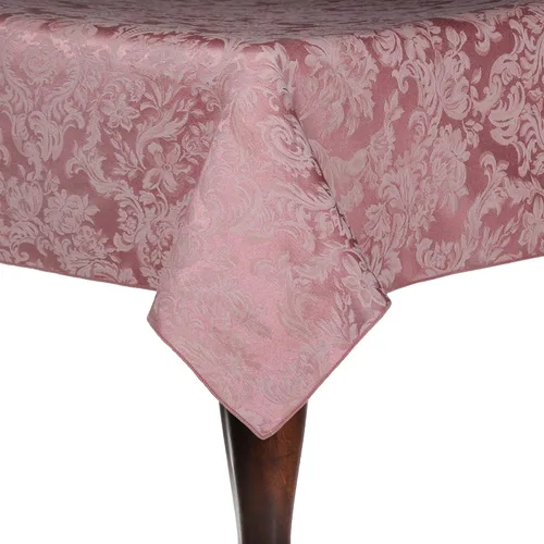 Vista 14 de Ultimate Textile -2 Pack- Miranda 72 x 120-Inch Rectangular Damask Tablecloth - Jacquard Weave, Black