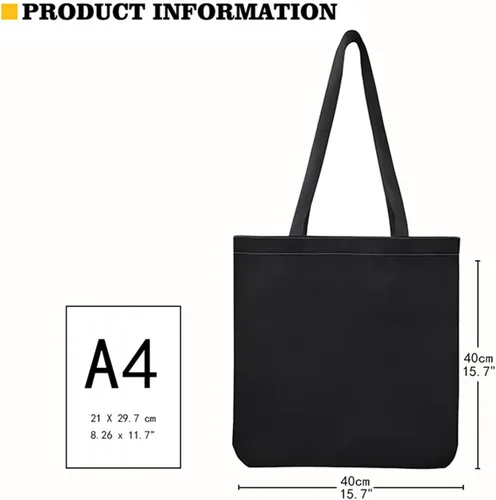 Vista 2 de Xpyiqun Fordable - Bolsa de compras reutilizable para mujeres y niñas, bolsa de lona