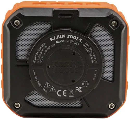 Vista 4 de Klein Tools AEPJS1, altavoz inalámbrico para lugar de trabajo