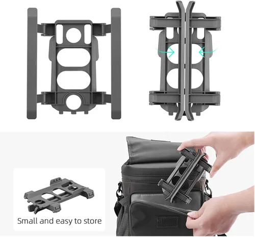 Vista 3 de Accesorios para drones Tren de aterrizaje para DJI Mavic 2 Zoom/Pro Plegable Altura Extensor Pierna Plegable Pie de liberación rápida