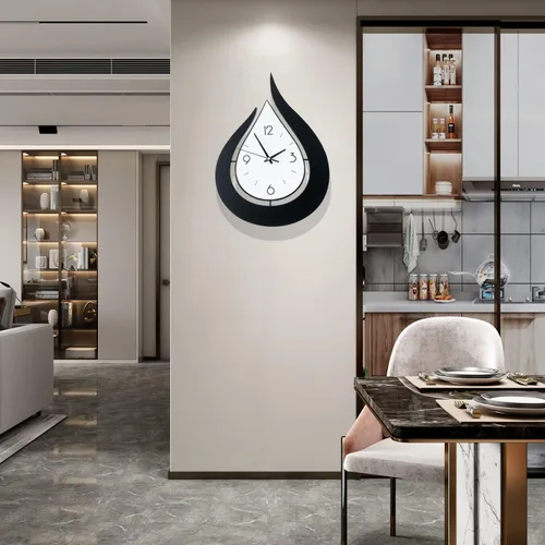 Vista 3 de Relojes de pared decorativos para decoración de sala de estar, modernos relojes de pared grandes que funcionan con pilas para dormitorio, oficina