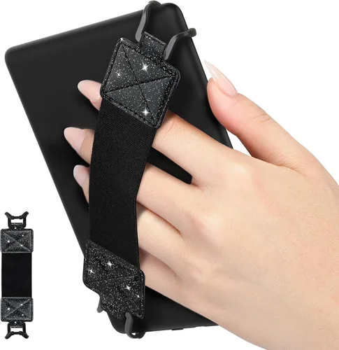 Vista 16 de MoKo Correa de mano de seguridad para tablet Kindle eReaderFire de 6 a 8 pulgadas, Kindle/Kobo/Voyaga/Lenovo/Sony E-Book Tablet, correa de mano
