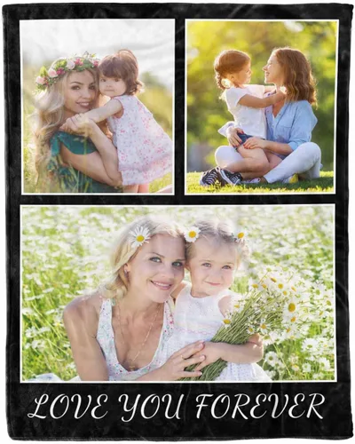 Vista 39 de D-Story Regalos para mamá, regalo para el día de la madre de parte de hija e hijo, manta de franela suave regalo para mamás Navidad, manta de cama