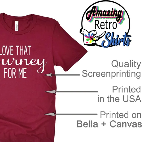 Vista 4 de Love That Journey for Me - Camiseta de manga corta con estampado de Moira Alexis Rose