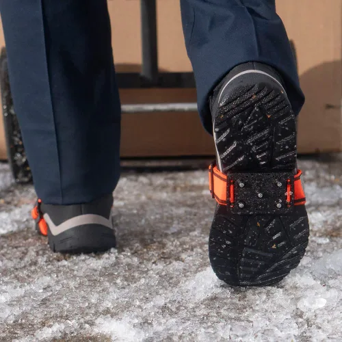 Vista 12 de Tacos de hielo K1 de suela media Patas de tracción fáciles de girar para una transición frecuente en interiores y exteriores, conducción o escalada
