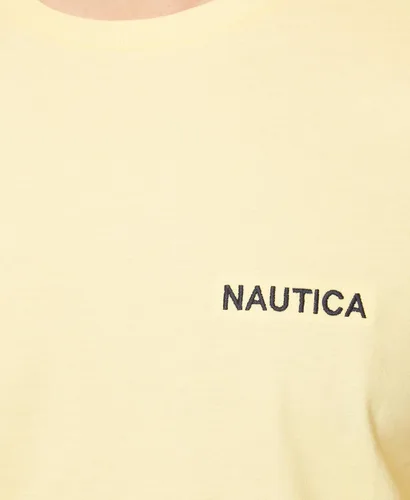 Vista 5 de Nautica - Camiseta de manga corta color sólido y cuello redondo