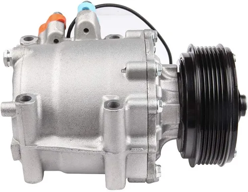 Vista 3 de LUJUNTEC 2002-2005 Compatible para Honda Civic AC Compressor y A/C Embrague Fuerte Refrigeración