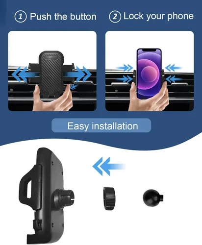 Vista 5 de oricarmes Soporte para teléfono Mazda CX-5, ajuste personalizado 2017-presente, compatible con todos los teléfonos celulares