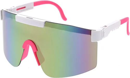 Vista 3 de zeroUV D266 - Gafas de sol con panel lateral futurista Cyberpunk