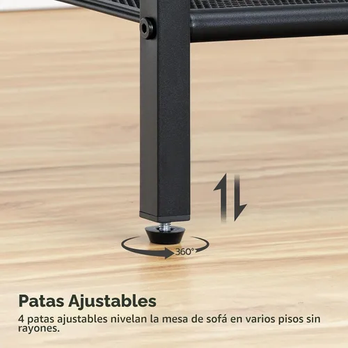 Vista 8 de HOOBRO Mesa consola estrecha de 29.5 pulgadas, mesa de sofá de vidrio Negro