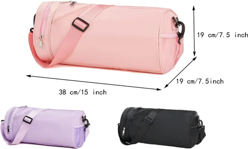 Vista 2 de Bolsas deportivas para mujeres y hombres, bolsa de viaje para deportes, bolsa de viaje y bolsos, gimnasio, bolsa de fitness, bolsa de lona