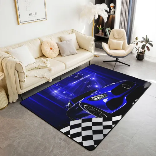 Vista 20 de Erosebridal Alfombra de motocross de 3 x 5 pies para mesita de noche, alfombra de motociclista para niños, adolescentes, motocicleta, deportes