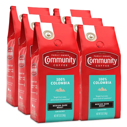 Vista 32 de Community Coffee 100% Colombia, café molido tostado medio oscuro, 12 onzas (paquete de 1)