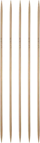 Vista 11 de Harfington - 5 piezas de agujas de tejer de bambú de doble punta, tamaño US 1 (2.25 mm), carbonizadas, 7.9 pulgadas (20 cm) rectas para tejer a
