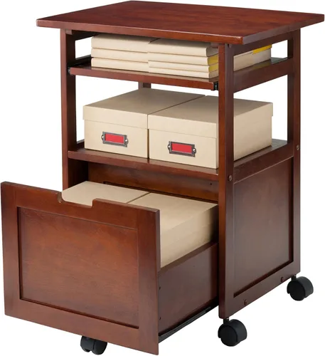 Vista 12 de Winsome Wood carro/soporte para impresora con espacio para teclado