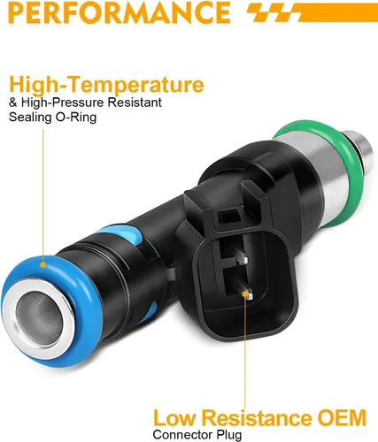 Vista 3 de 0280158020 Inyectores de combustible de 3.7L aptos para: Dodge Dakota Durango Nitro para:-Ram 1500, para:-Jeep Commander Grand Cherokee Liberty