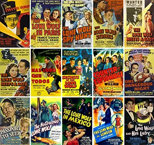 Vista 3 de THE LONE WOLF FILM COLLECTION - 15 MOVIES - 8 DVD-R