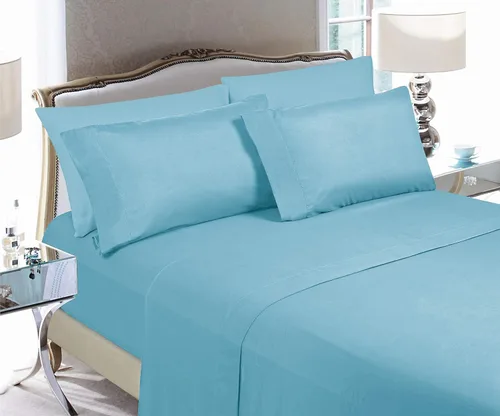 Vista 2 de Elegant Comfort - Juego de sábanas de lujo suaves de 1500 hilos, calidad de hotel prémium, microfibra, resistente a las arrugas y a la decoloración
