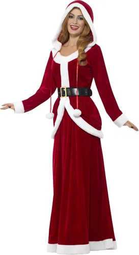 Vista 2 de Smiffys Disfraz de Ms Claus Deluxe para mujer