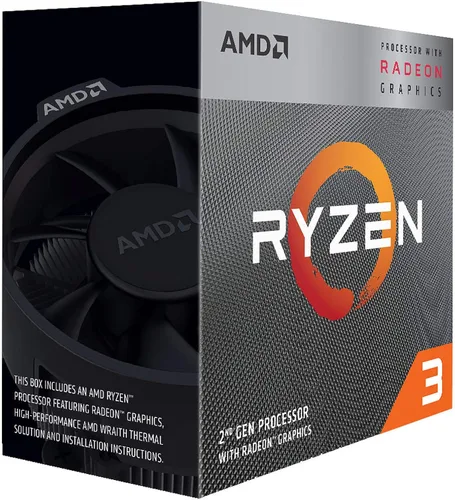 Vista 2 de Procesador AMD Ryzen 3 3200G de escritorio desbloqueado de 4 núcleos con gráficos Radeon