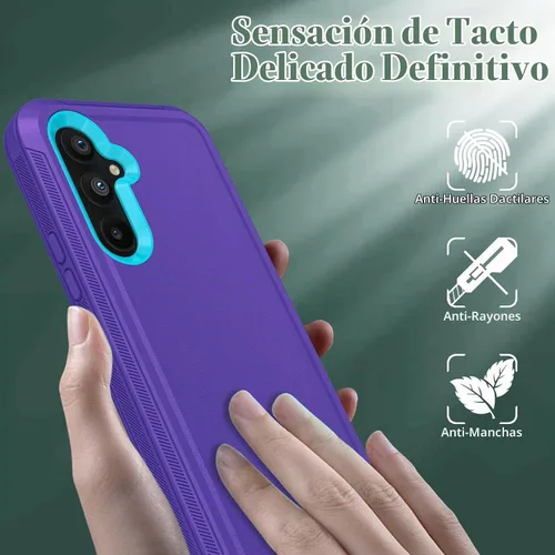Vista 3 de ONOLA Funda para Samsung Galaxy S23 con protector de pantalla HD, resistente, a prueba de golpes y caídas, 3 capas, para Galaxy S23 de 6.1 pulgadas