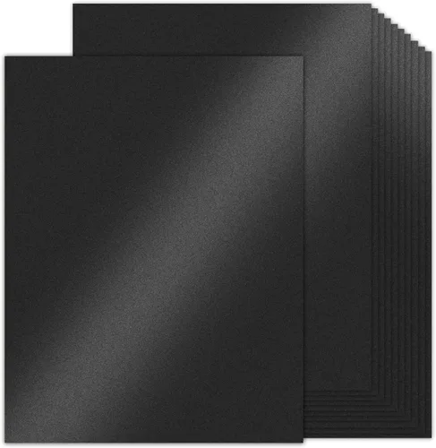 Vista 7 de Goefun - 100 hojas de papel brillante blanco brillante de 8.5 x 11 pulgadas de doble cara, papel metálico brillante de 32 libras (4.23 oz/m²)