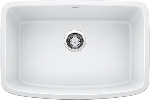 Vista 8 de BLANCO 443090 Valea Fregadero de Cocina Bajo Montaje 27" L x 18" W - Blanco Suave