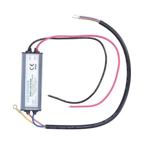 Vista 4 de Controlador LED impermeable IP65 Adaptador de transformador de fuente de alimentación AC 95 a 265V a DC 24 a 42V Salida de bajo voltaje 900mA 30/36W