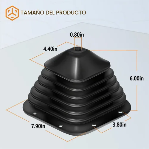 Vista 6 de Camoo 924-5405 Bota de cambios para transmisión automática/manual compatible con modelos seleccionados de Kenworth, pieza de repuesto OEM Número