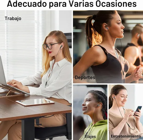 Vista 7 de Auriculares Samsung con cable USB C para Samsung Galaxy S26 Ultra A37 A36 Negro