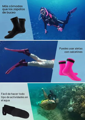 Vista 6 de SUJAYU Calcetines de buceo, 3MM Calcetines de Neopreno Surf Botines de Buceo Botas de Buceo Botas de Buceo