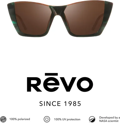 Vista 24 de Revo Gafas de sol x Kendall Toole: Lente polarizada con marco pantoscópico ecológico