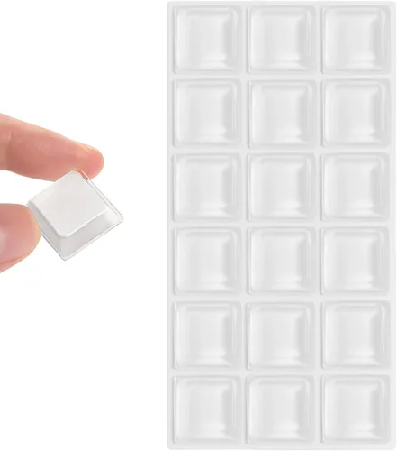 Vista 15 de Furnigear - Almohadillas antideslizantes para mesa de cristal, 3/4 pulgadas, almohadillas de goma autoadhesivas para tabla de cortar, muebles
