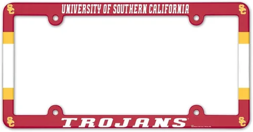 Vista 36 de NCAA Placa de vehículo con marco a todo