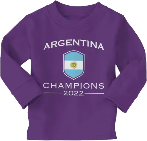 Vista 23 de Argentina Champions 2022 - Camiseta de algodón para bebés/niños pequeños