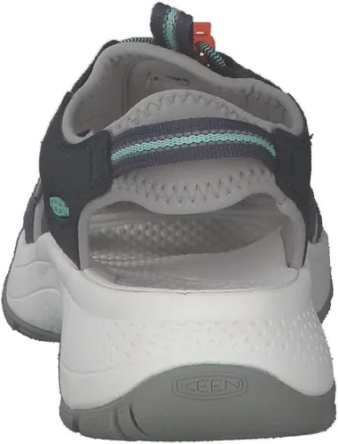 Vista 5 de KEEN Astoria West - Sandalias deportivas con puntera cerrada para mujer, Negro Gris