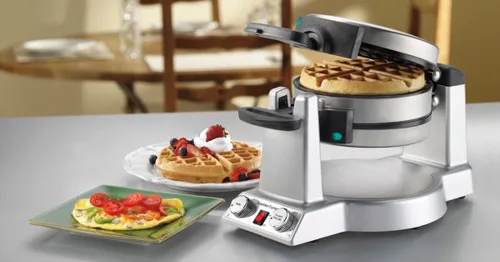 Vista 5 de Waflera y aparato para hacer omelettes de Cuisinart, talla única , Acero inoxidable