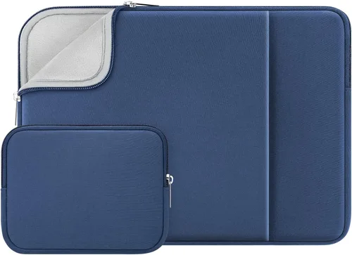 Vista 14 de RAINYEAR Funda para laptop de 11 pulgadas, bolsa de forro suave con bolsillo frontal y bolsa de accesorios, compatible con MacBook Neo A18 MacBook