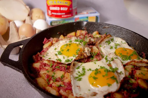 Vista 20 de Ox & Palm Carne en conserva con sabor a chile y ajo 11.5 onzas (paquete de 12)
