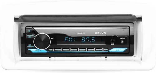 Vista 7 de Belva BMRC1B - Cubierta de radio marino abatible, negra, resistente al agua/Protector contra salpicaduras de radio