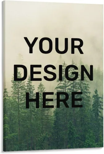 Vista 37 de Lienzo enmarcado con cita personalizada, lienzo motivacional positivo, arte de pared, crea tus propias imágenes, póster personalizado para sala