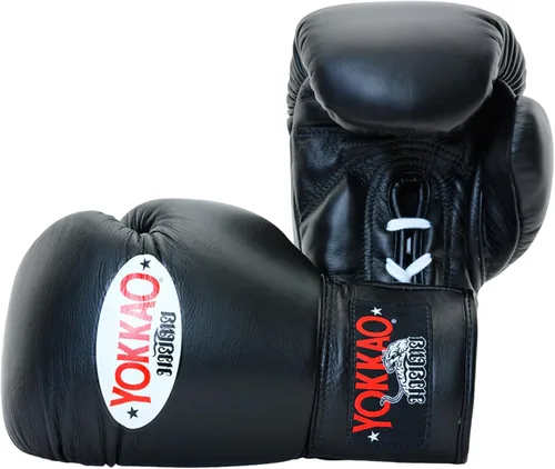Vista 5 de YOKKAO Matrix Guantes de Boxeo Muay Thai Guantes de Entrenamiento y Sparring de Cuero Premium para Hombres y Mujeres Guantes de Boxeo Ganadores
