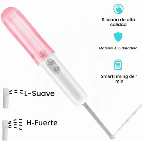 Vista 8 de Bidé portátil para bidé de viaje, bidé eléctrico de mano, Ipx6 impermeable, con 2 opciones de presión, para limpieza de higiene personal, rosa