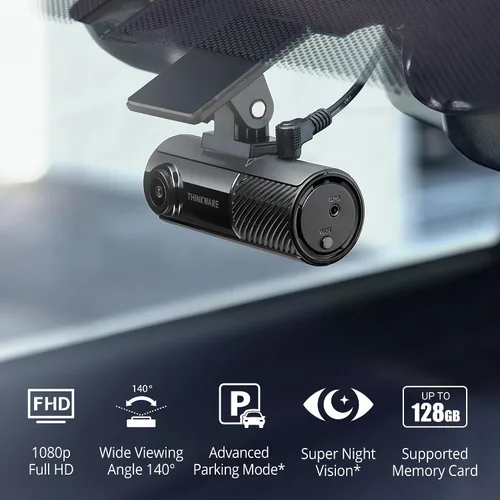 Vista 3 de Thinkware Dash Cam, F70 PRO - 1080p FHD, Wi-Fi, modo de estacionamiento
