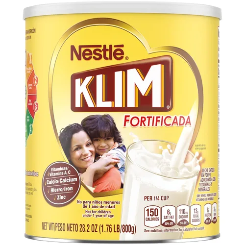 Vista 8 de Leche entera en polvo, instantánea, fortificada de Nestlé Klim